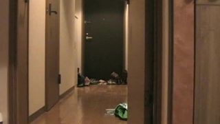 Shitting at the door