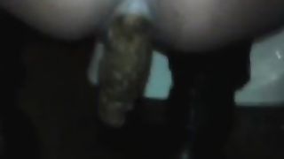 German girl shitting