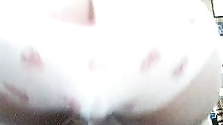 Sexy girl shitting in her panties