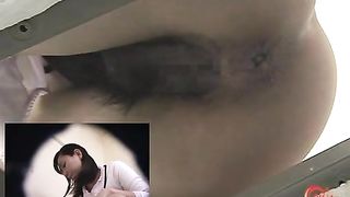 Japanese girl peeing and pooping