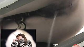 Japanese girl shitting on hidden camera