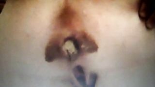 Vintage MILF pooping