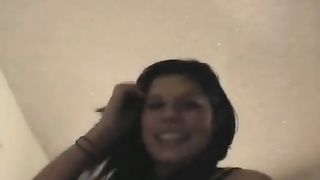 Farting in her slaves mouth