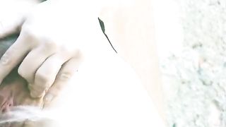 Mix of the same girl smearing