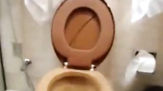 Real mess in a toilet