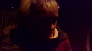 Slut eating poop from a random guy fingers