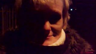 Slut eating poop from a random guy fingers