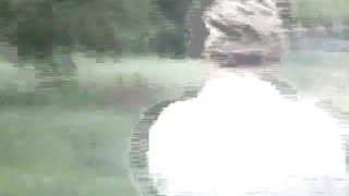 Sexy girl shitting in public