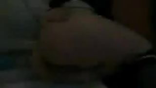 Smoking blonde babe shitting