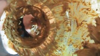 Stuffed shit in his mouth