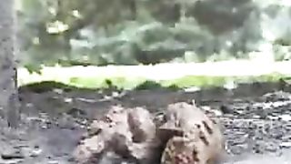 Sexy girl has diarheea