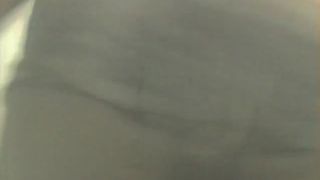 Hairy granny pooping