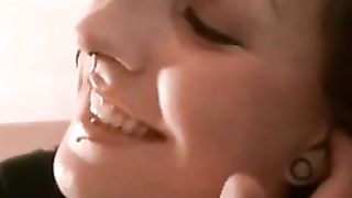 Rocker girl farting and pooping