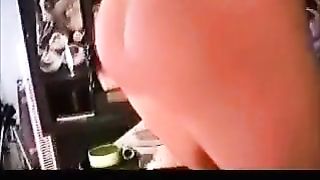 Long brown turd from her beautiful ass