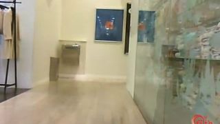 Green turd stuck in the ass