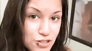 Emo girl pooping for her best friend