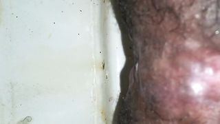 Hairy wife pooping again