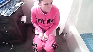 Listening music while pooping