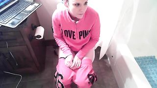 Listening music while pooping