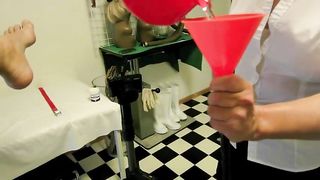 Slave forced to piss and shit