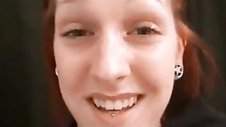 Constipated rocker girl