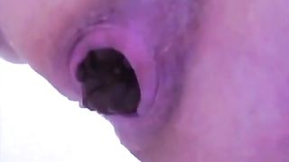 Huge turd in close up