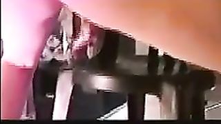 Wiping her shitty asshole with toilet paper