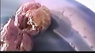 Wiping her shitty asshole with toilet paper