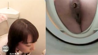 Incredible long turd on hidden camera