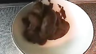 Same girl shitting in her bedroom and outdoor