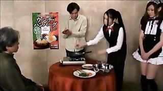 Japanese girls shitting for their customers