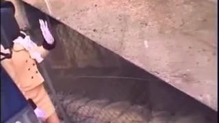 Extreme panty poop accident in public