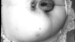 BBW shitting on homemade toilet