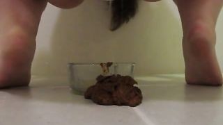 Messy poop on the floor