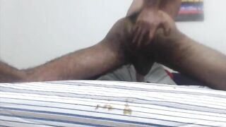 Gangbang ends with a shit explosion on the guy's stomach