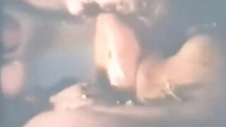A girl eats her own shit from the toilet