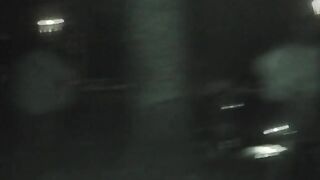 Girl squats and takes a big shit on the ground outside