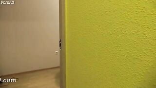 Man makes woman wipe her own ass after a shit