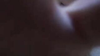 Girl pulls down pants and takes a huge shit on dresser