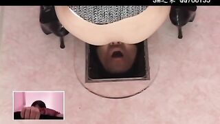Japanese babe poops in mouth