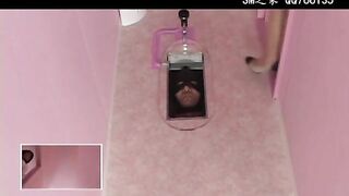 Japanese woman poops for the toilet slave