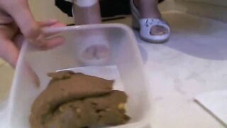 Big shit from big booty milf