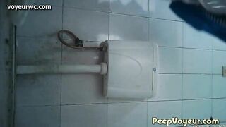 Sweet amateur Chinese poop show