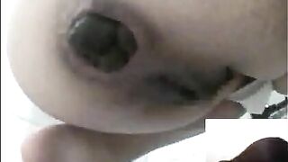 Dark tasty asshole and big turd