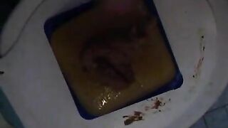 Crazy Frozen Shit Closeup