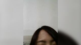 Cute korean smoking spitting and poop