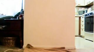 Dirty noisy shitting and farting slut solo
