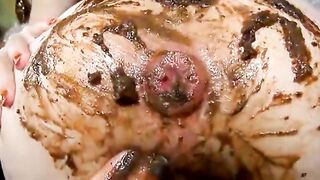 Dirty scat and ass fingering