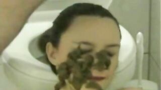 Facial shitting and smearing comp