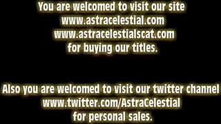 Two sexy scat sluts fucked threesome